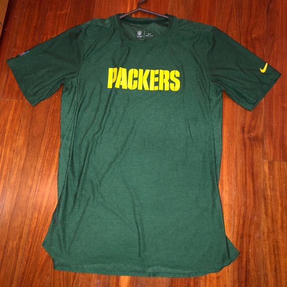 NWOT - Packers Nike Dry Fit t shirt Mens Small - Picture 6 of 9